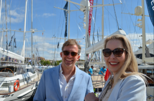 Joseph Lee & Samantha Watson at Palma International Boats Show (PIBS) 2024