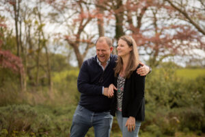 Andrew Roch and Purser Trainer Julia Harris at Tilton House