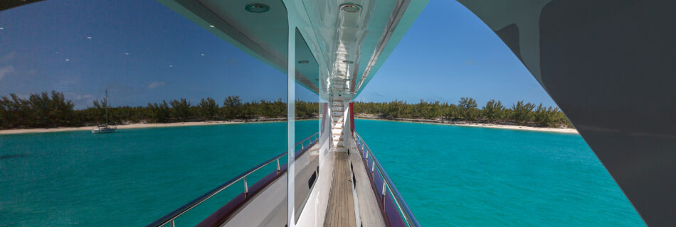 Mental Health, Vacation on Motor Yacht, details of Interior Luxury Yacht from Bahamas to Caribbean