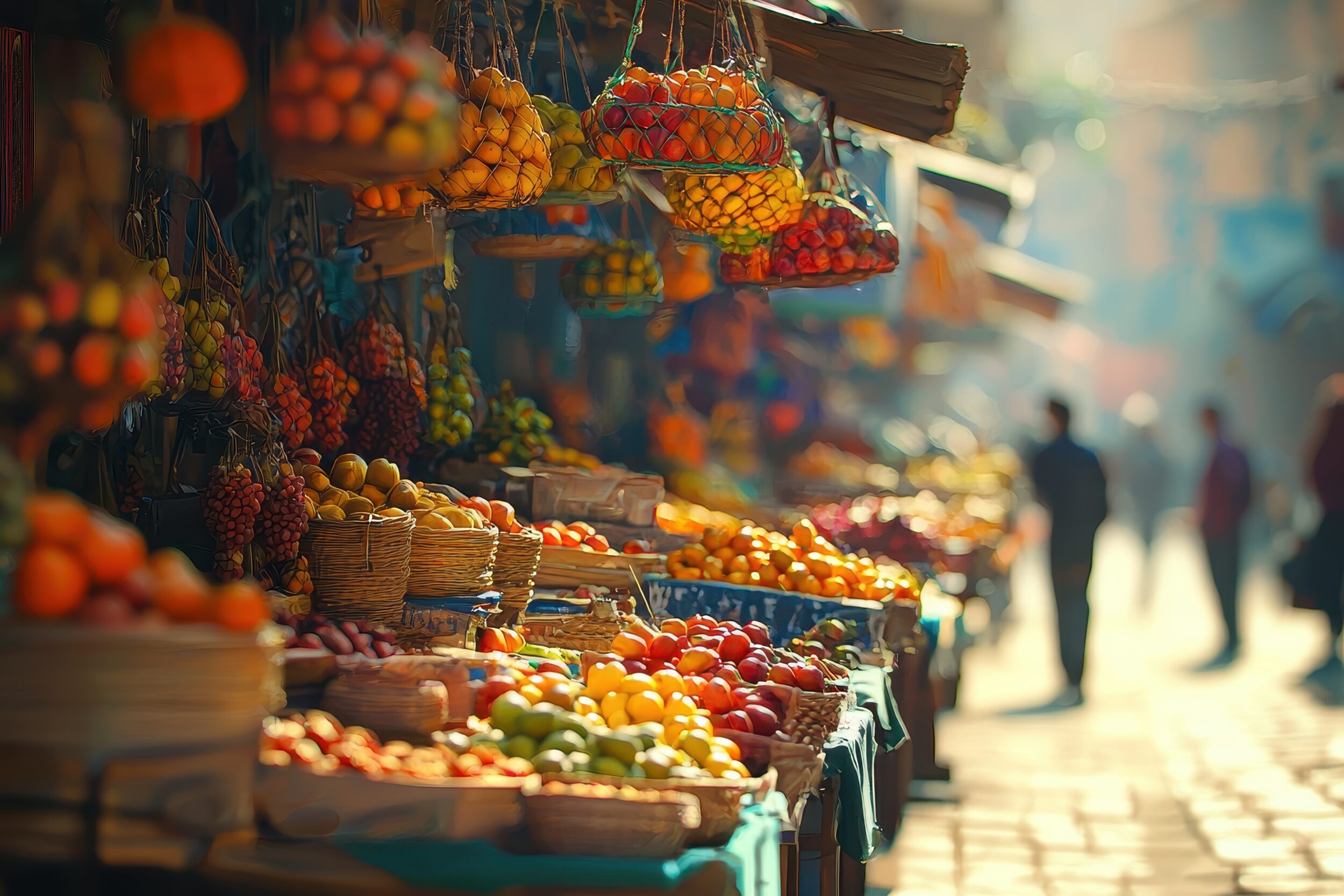 provisioning at a local market